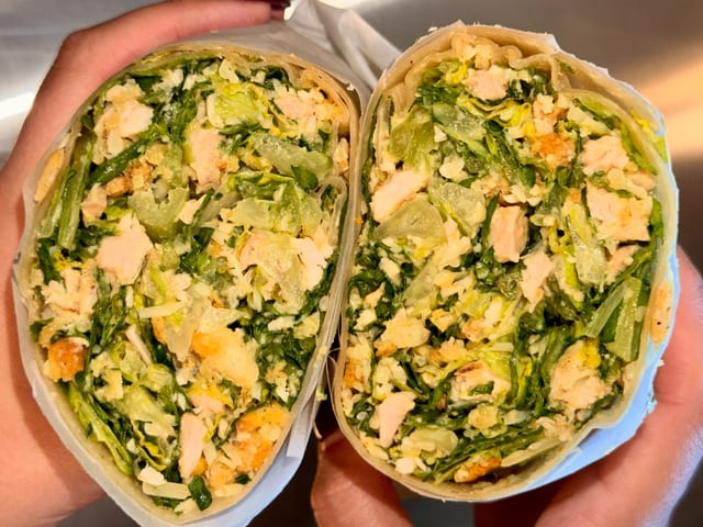 CZR Salad Wrap.