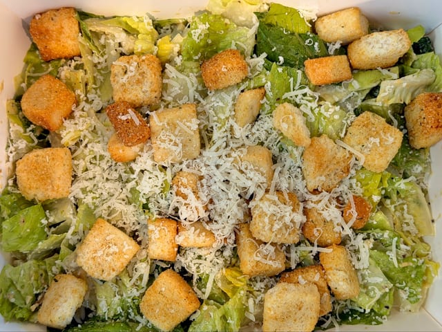 Miso Caesar Salad.